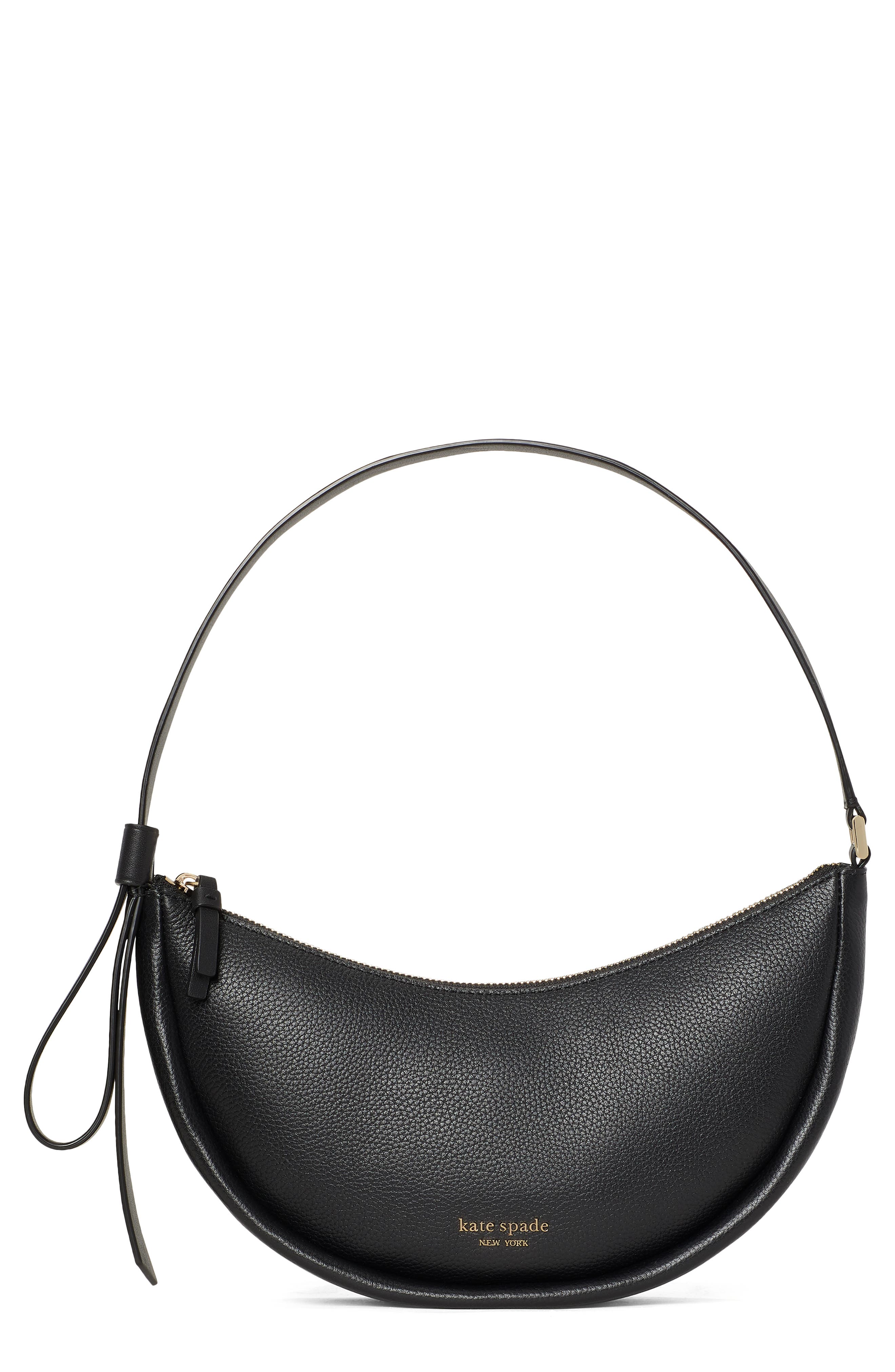 Kate Spade New York smile small leather shoulder bag, Main, color, 