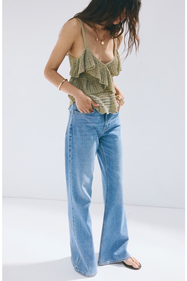 Limens Open Knit Tank, Alternate, color, PASTEL GREEN