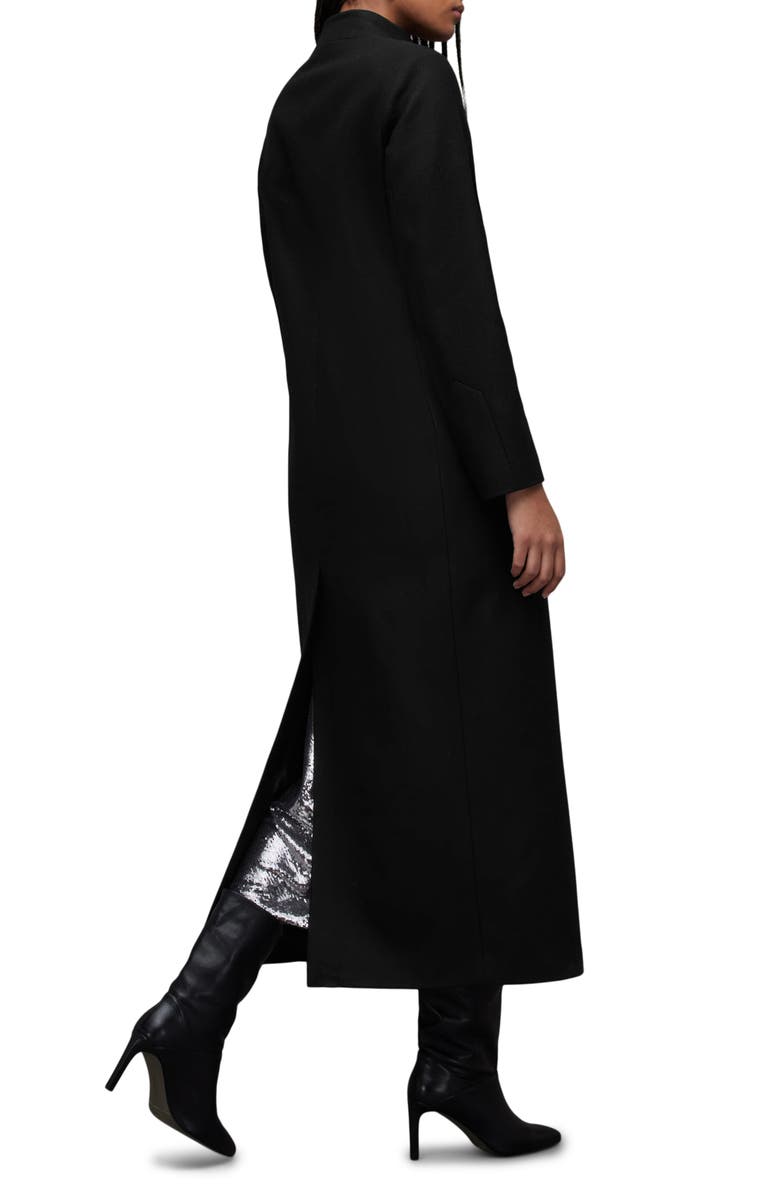 AllSaints Sonnie Wool Blend Coat, Alternate, color, 