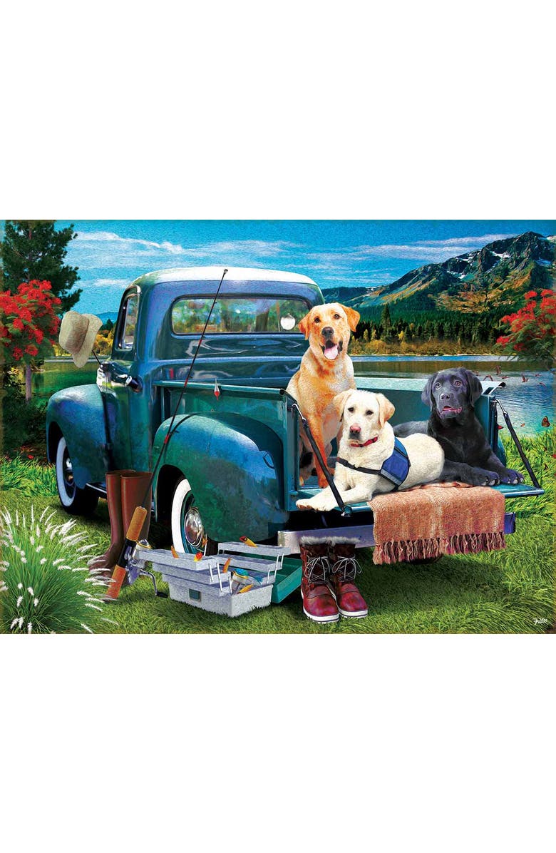 Sunsout Fisherman's Helpers 500 piece Jigsaw Puzzle for Adults, Alternate, color, Multicolor