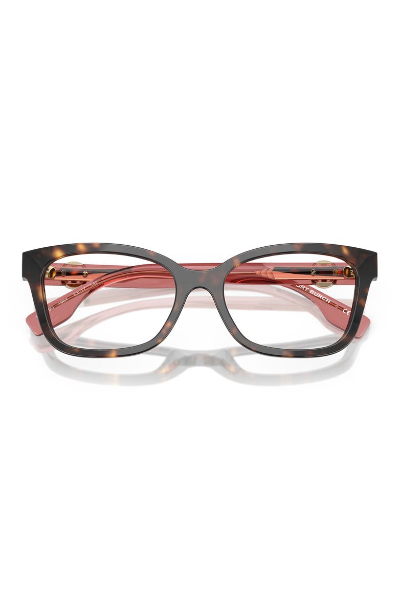 49mm Square optical glasses, Alternate, color, HAVANA