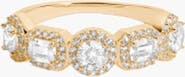 Aurate White Sapphire Edwardian Ring