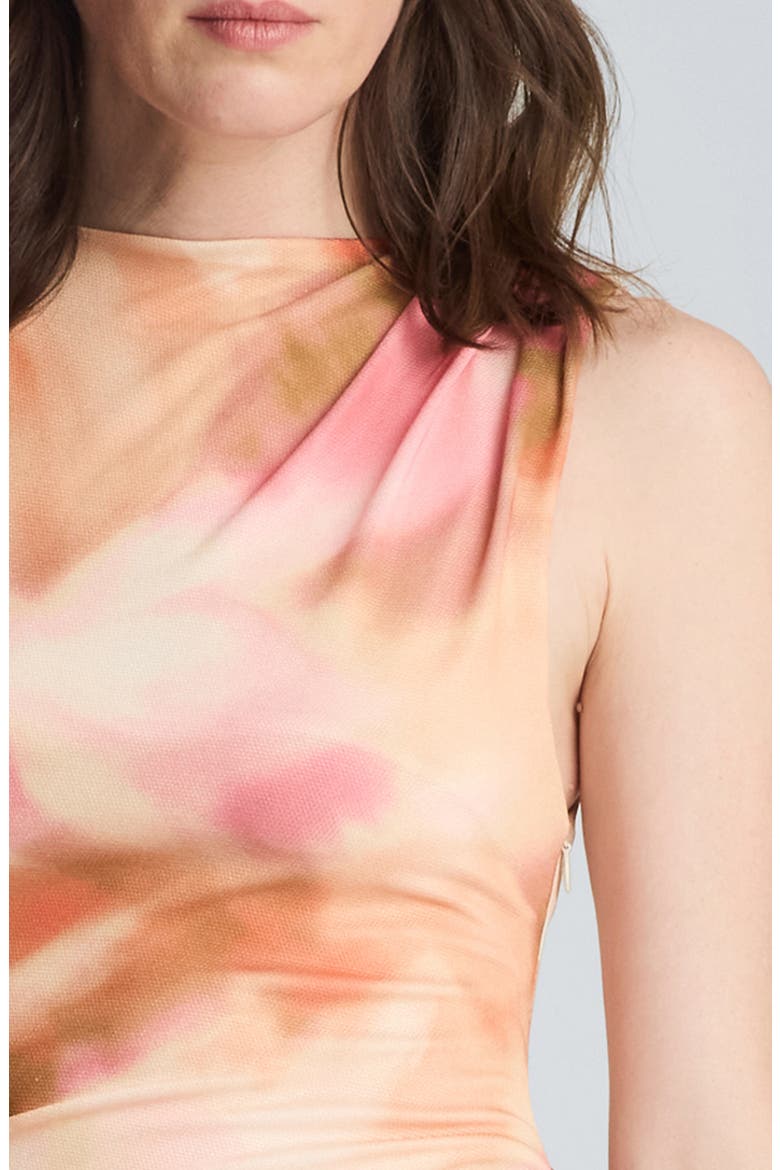 Asymmetrical Maxi Dress, Alternate, color, TANGO MULTI
