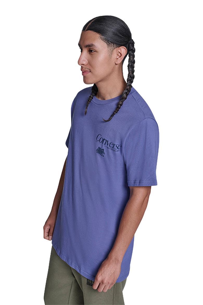 Men's Hanging Shoes T-Shirt, Alternate, color, INDIGO STORM