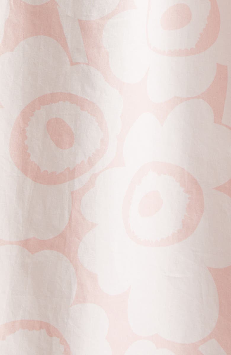 Marimekko Kuvitelma Unikko Long Sleeve Cotton Poplin Shirtdress, Alternate, color, Light Pink