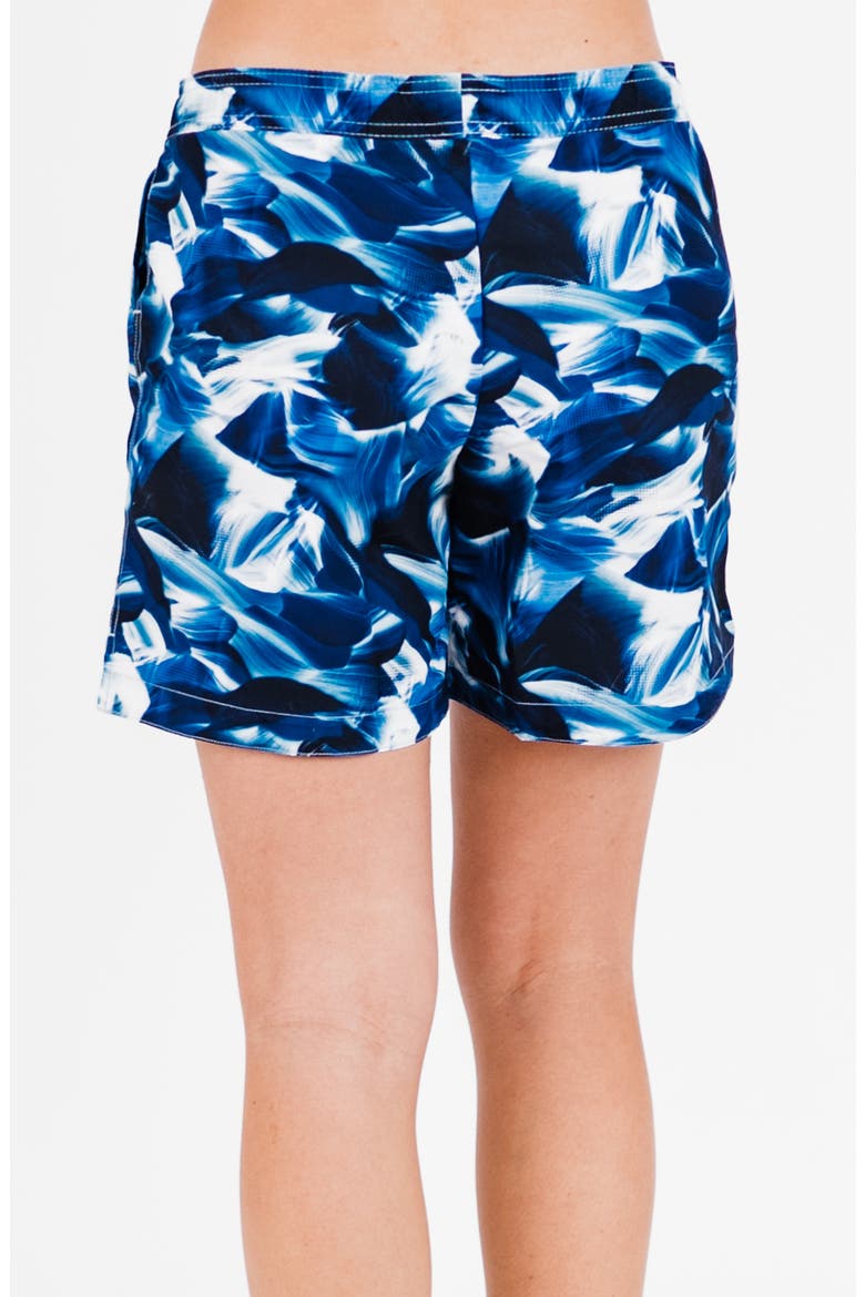 7" Board Shorts, Alternate, color, Navy Wave
