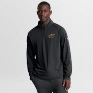 FANATICS Men's Fanatics Black Minnesota Wild Authentic Pro Rink Training Quarter-Zip Pullover