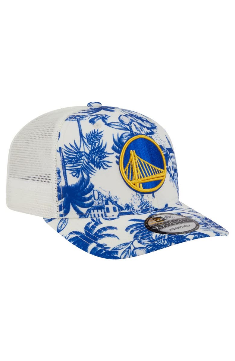 New Era Men's New Era White Golden State Warriors Lemon Tree 9SEVENTY Adjustable Hat, Alternate, color, White