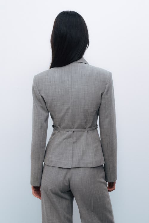 NOCTURNE NOCTURNE THIN BELTED BLAZER