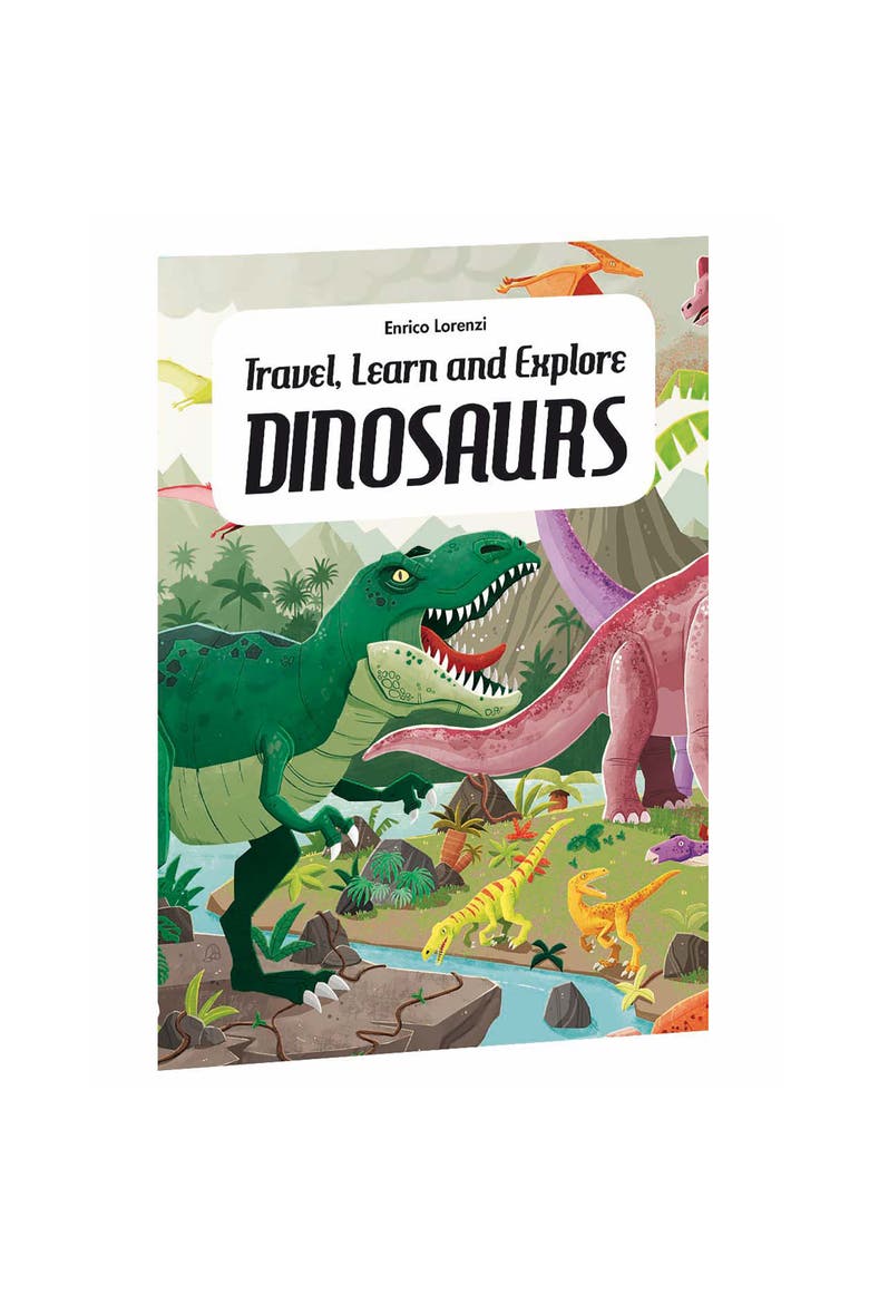 Travel, Learn and Explore Dinosaurs 205 Piece Puzzle, Alternate, color, Multicolored