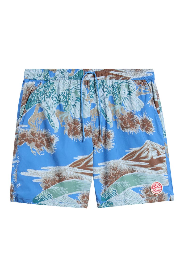 Rainier Everyday Hybrid Shorts, Alternate, color, BLUE SKY RAINIER