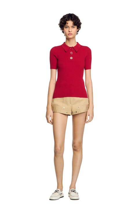 SANDRO 売れ筋商品|||サンドロ Tシャツ トップス レディース Tops Orange Women's SANDRO Tops | Nordstrom