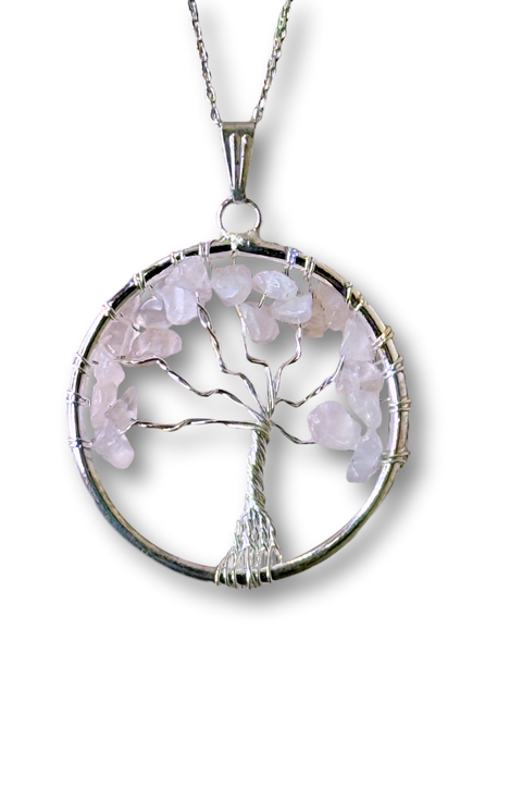 Tree of Life Gemstone Necklace