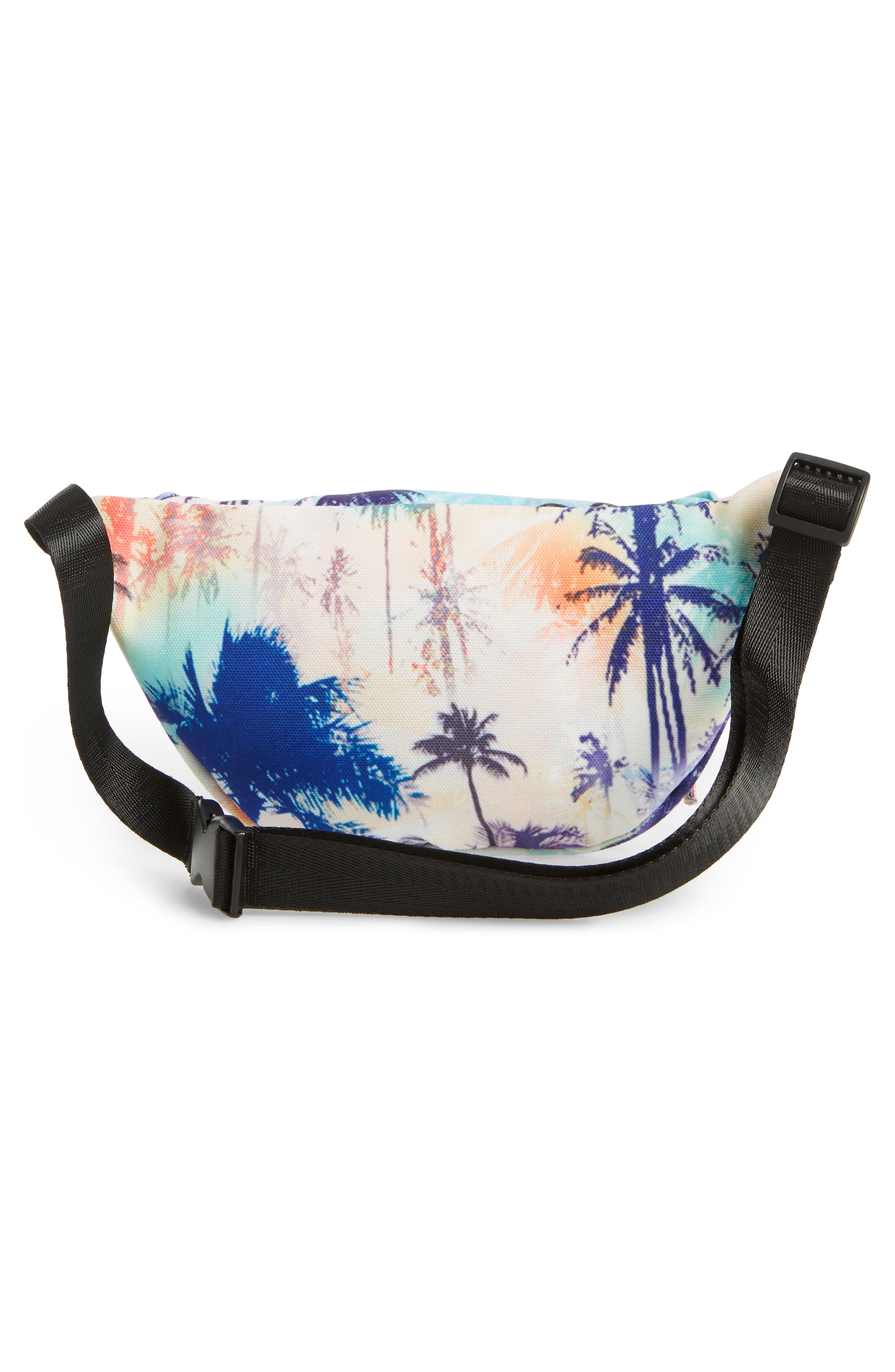 Yoki Bags Palm Print Canvas Belt Bag, Alternate, color, 