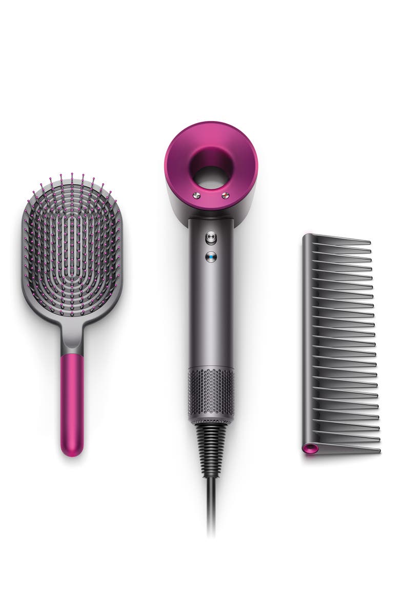 Supersonic™ Hair Dryer, Detangling Comb & Paddle Brush Set, Main, color, NO COLOR