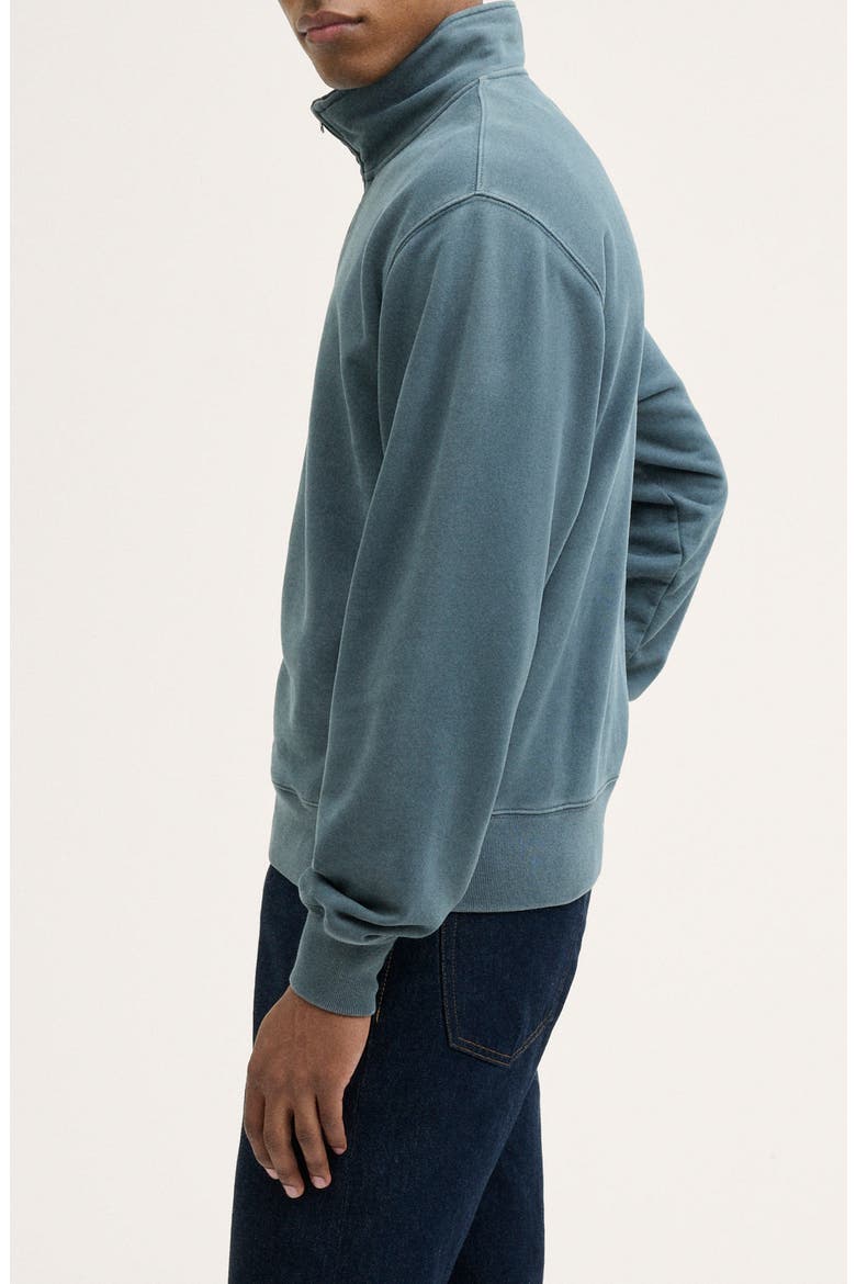 The McCarren Quarter-Zip Sweatshirt, Alternate, color, HEIRLOOM BLUE