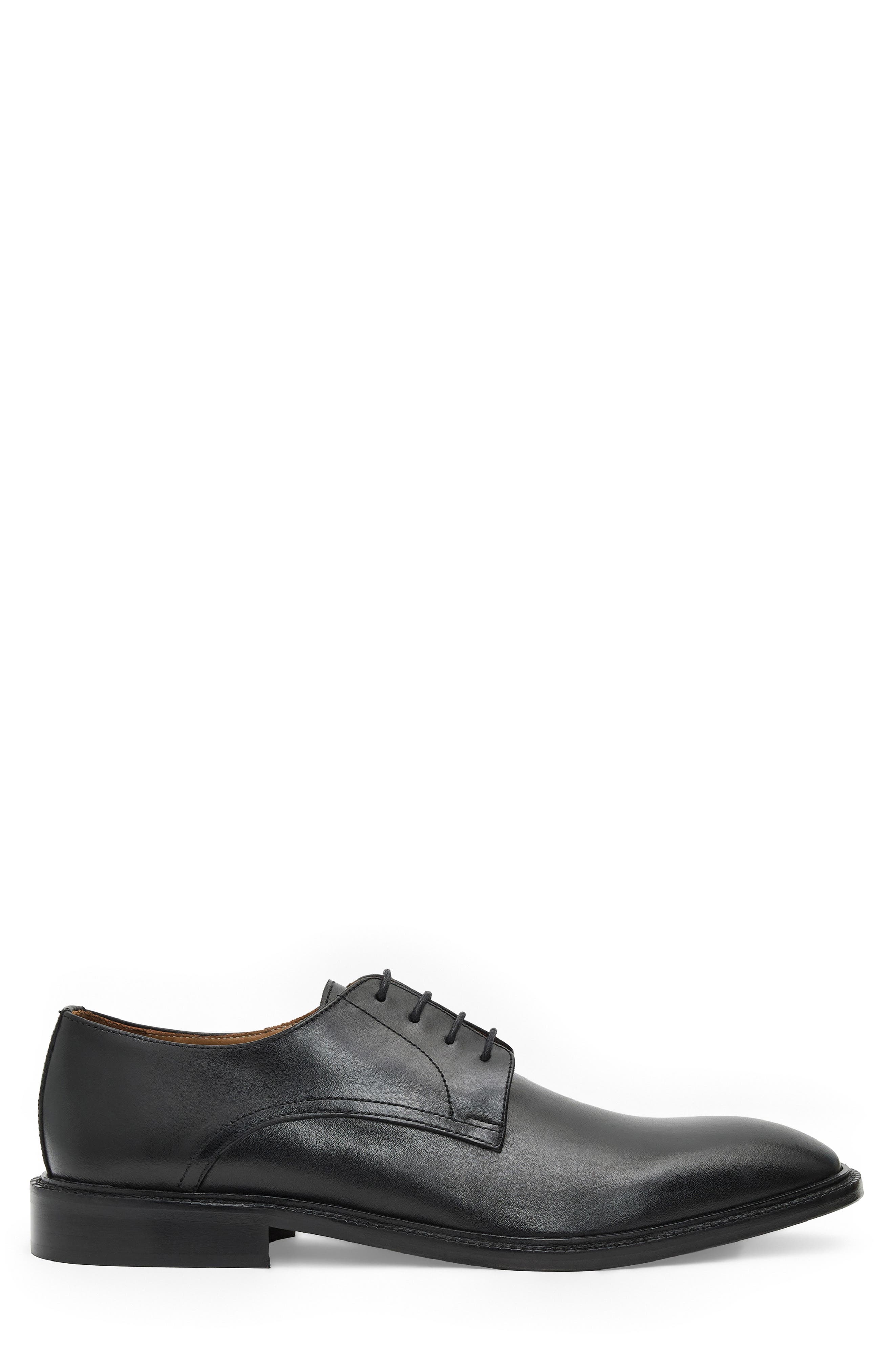 Vito Plain Toe Derby, Alternate, color, BLACK LEATHER