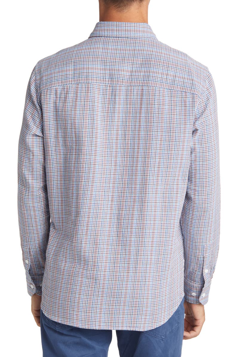 Johnston & Murphy Men's Reversible Woven Button-Up Shirt, Alternate, color,