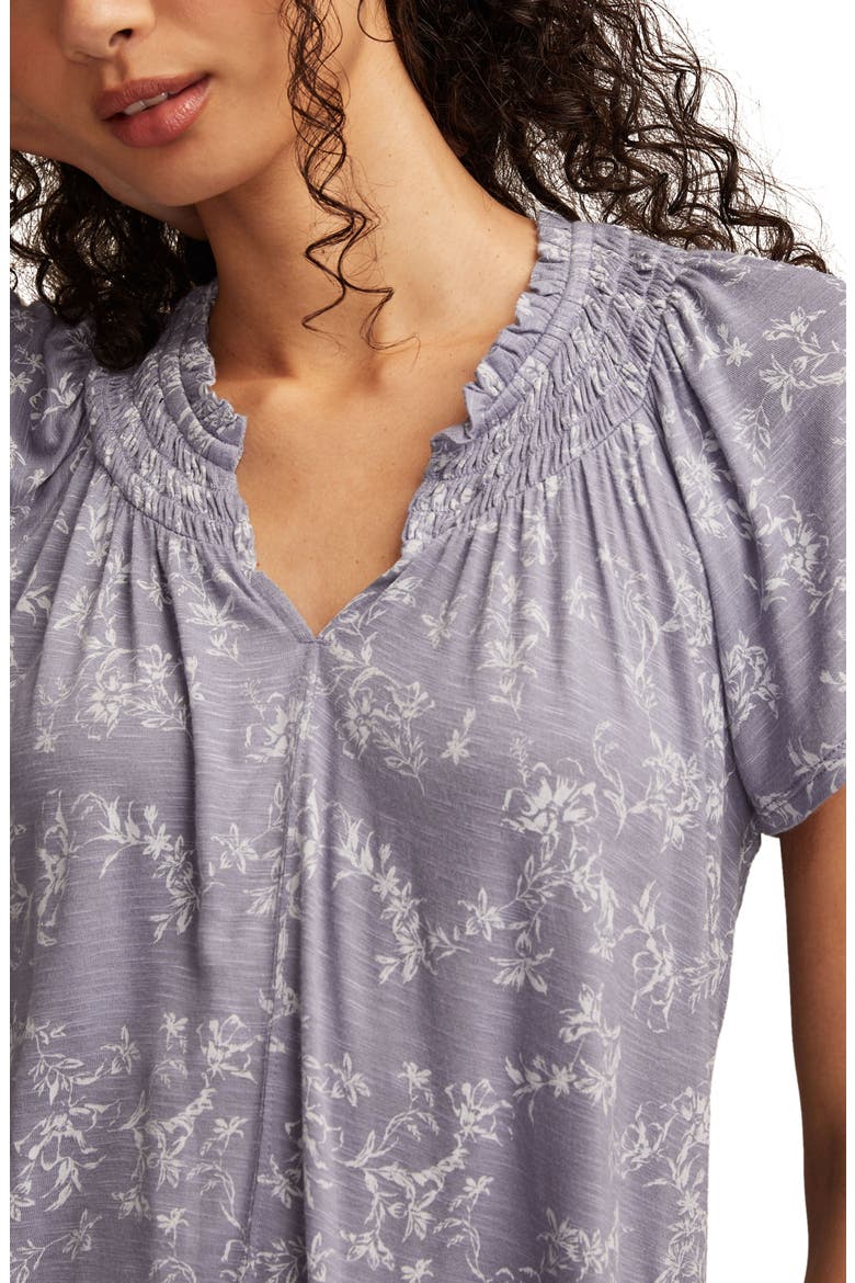Sandwash Top, Alternate, color, BLUE FLORAL