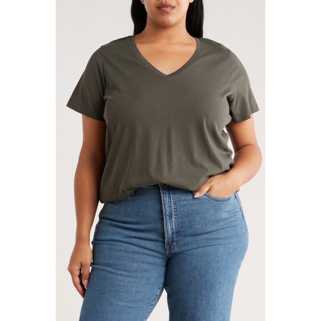 Madewell Soft Fade Cotton T-shirt In Gray