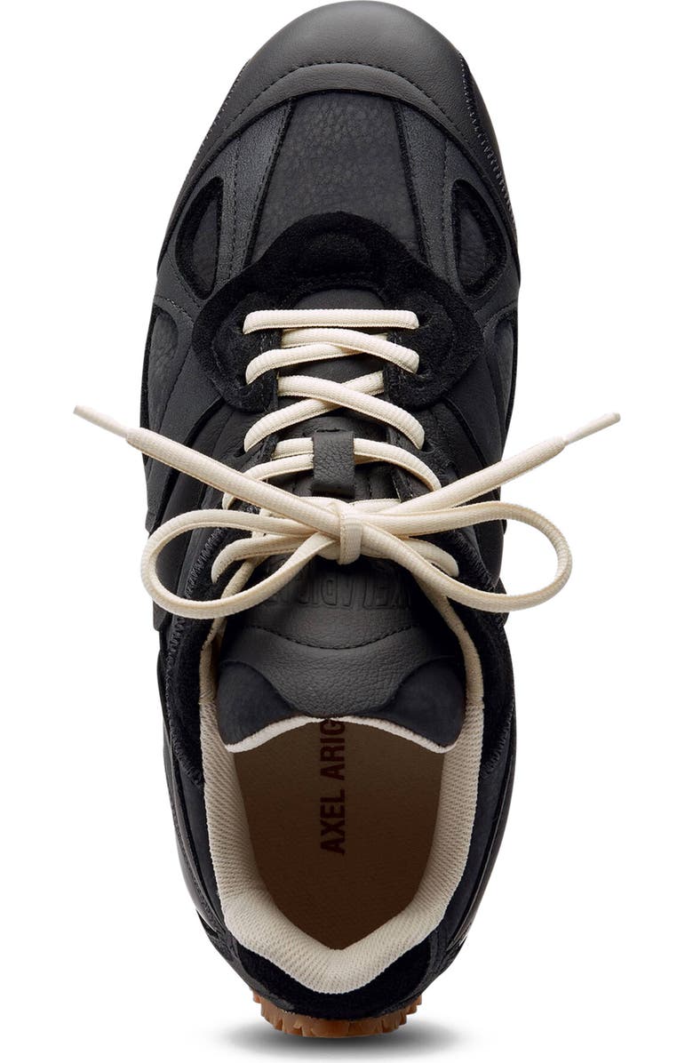 Axel Arigato Slow Leather Runner, Alternate, color, Black/Gum