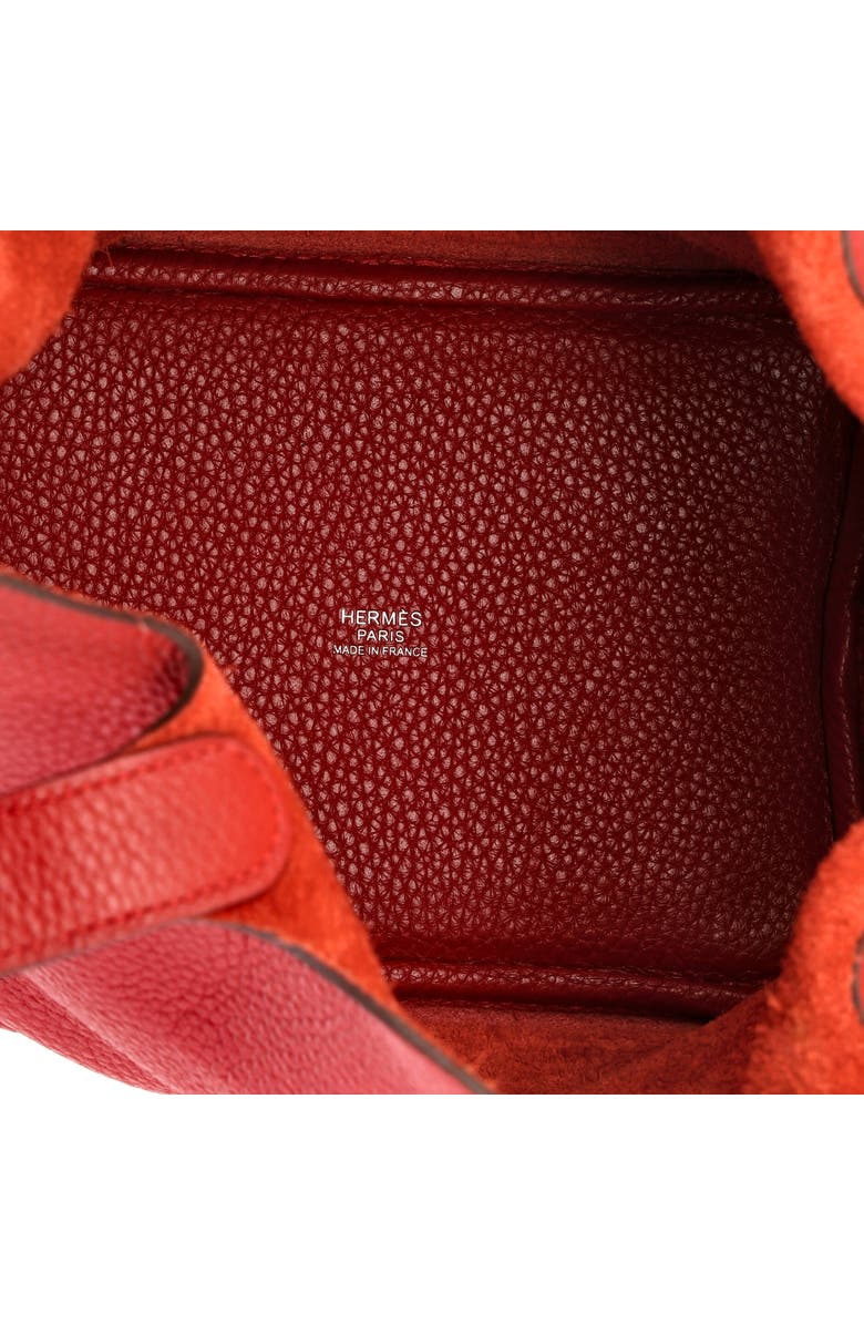 Pre-Owned Hermes Picotin Lock Bag Clemence PM, Alternate, color, Rouge Casaque