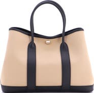 Pre-Owned Hermes Garden Party Tote Toile and Leather 30