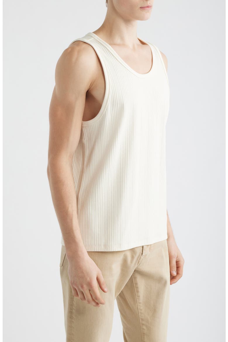 Textured Rib Tank, Alternate, color, BRIGHT IVORY