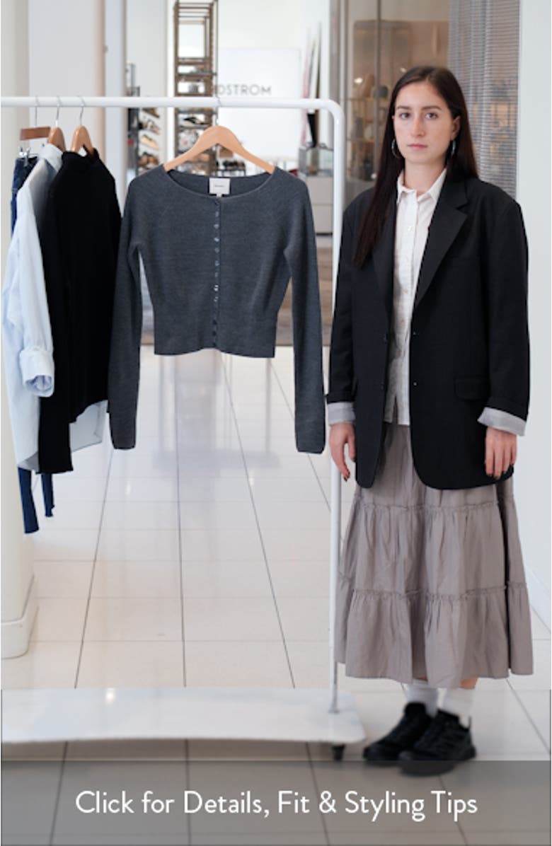 Meadow Wool Crop Cardigan, sales video thumbnail