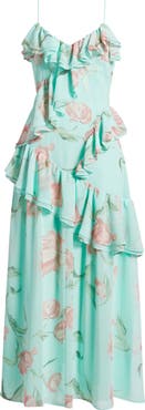 Chelsea28 V-Neck Drape Maxi Dress