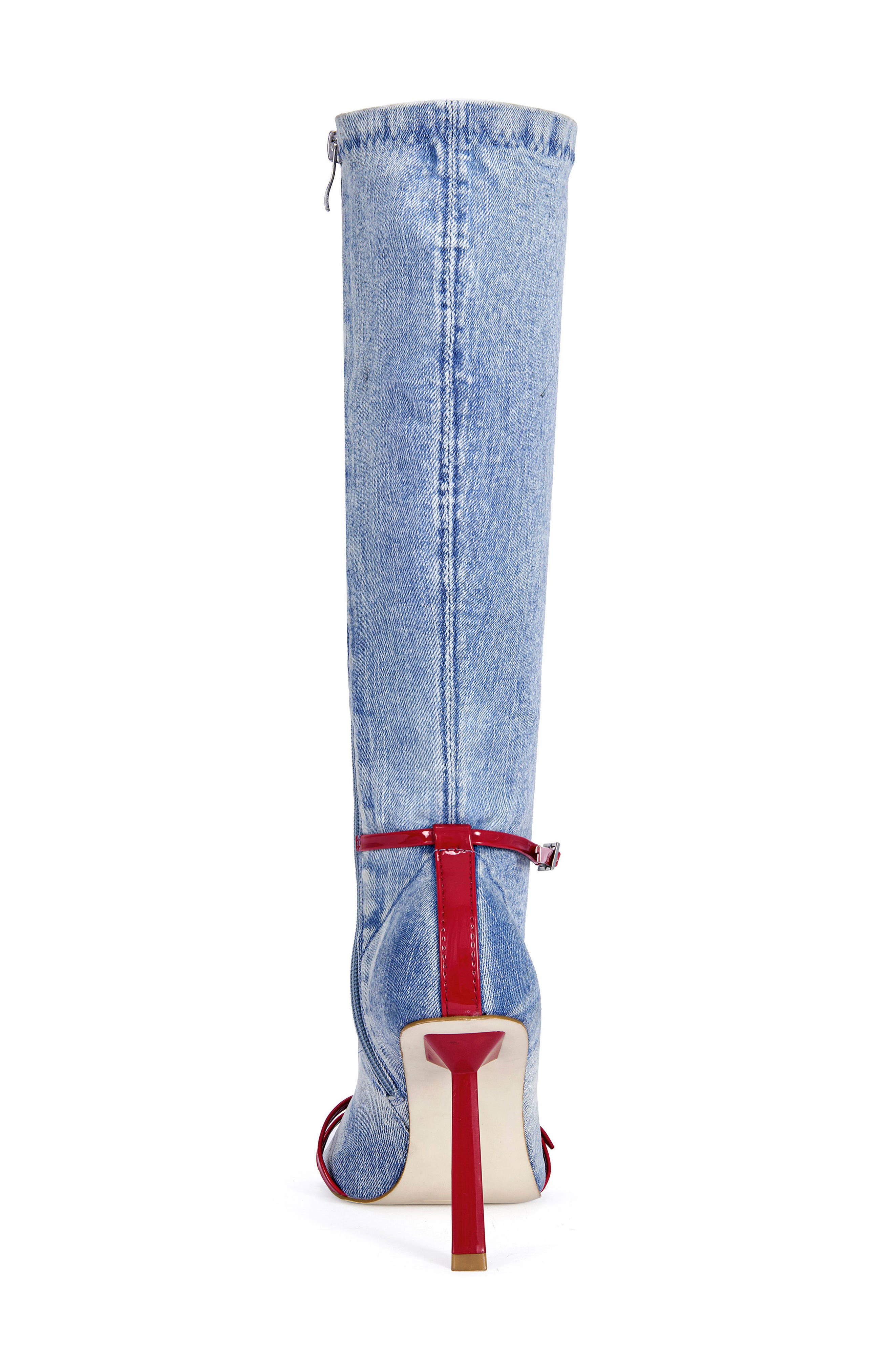 Emra Denim Knee High Boot, Alternate, color, DENIM