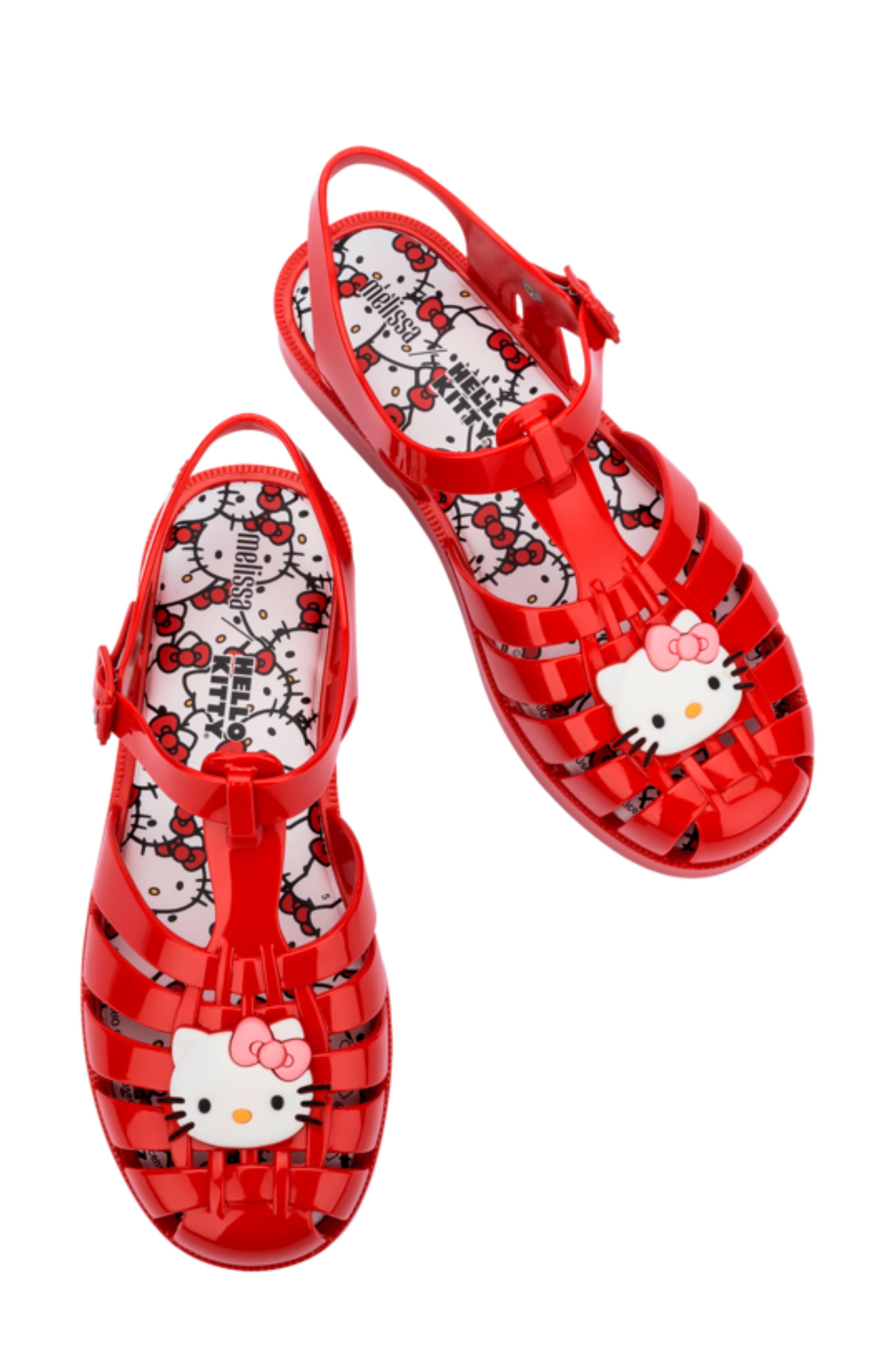 x Hello Kitty and Friends Fisherman Sandal, Alternate, color, RED