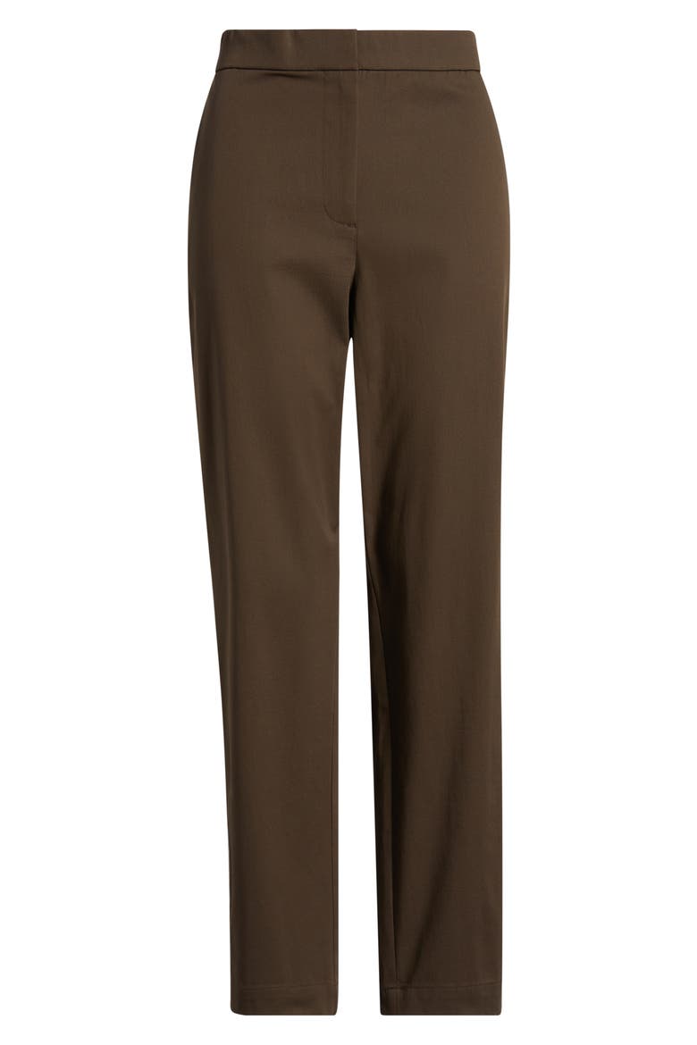 High Waist Slim Fit Ankle Pants, Alternate, color, WREN