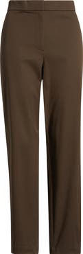 Eileen Fisher High Waist Slim Fit Ankle Pants