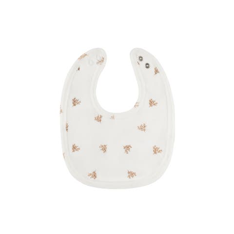 Velour Leaf Pattern Collection - Bib