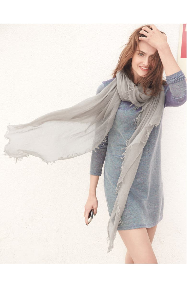 Halogen<sup>®</sup> Crinkled Cashmere Wrap, Alternate, color, 