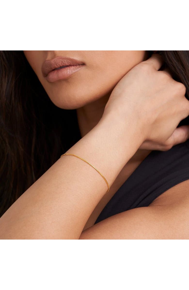 7879 Box Chain Bracelet, Alternate, color, Gold 24K