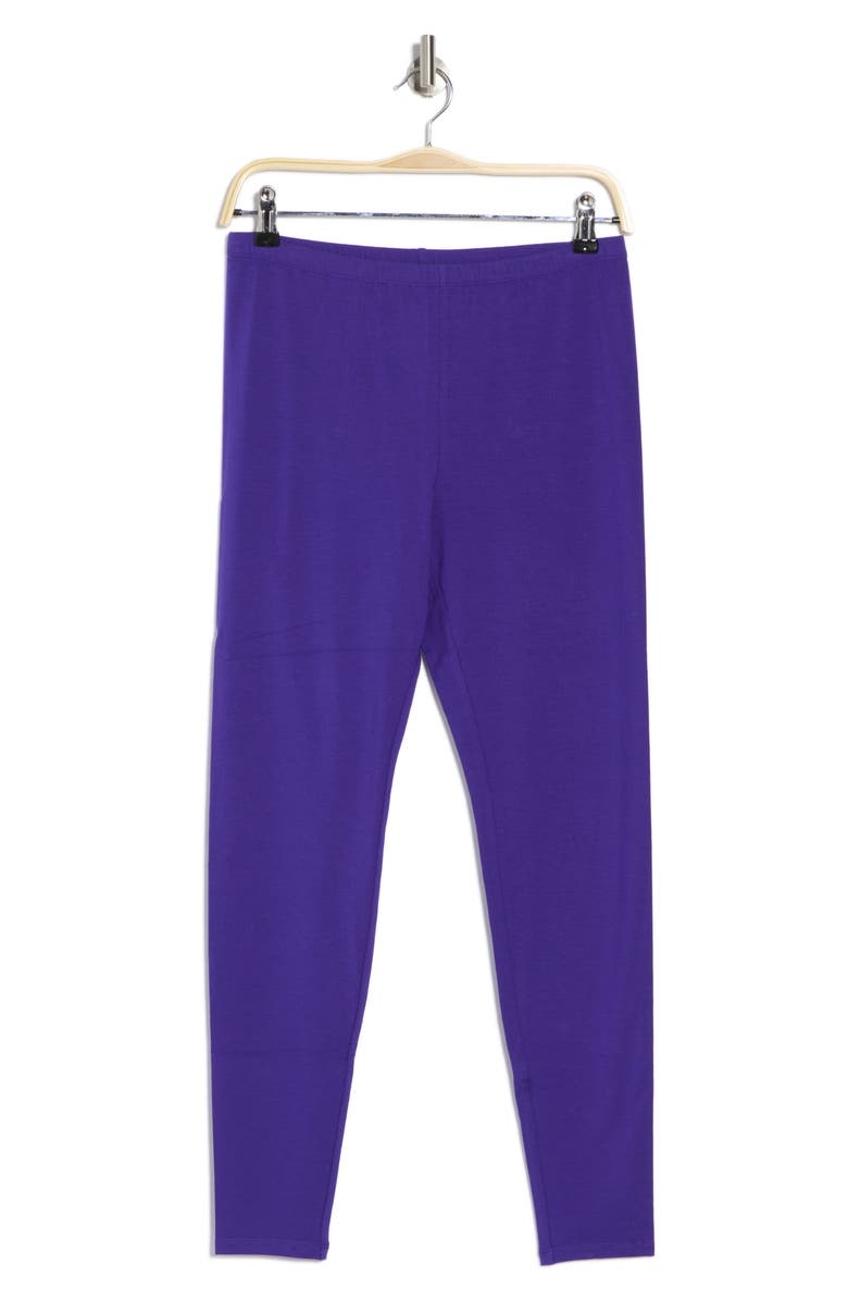 Eileen Fisher Tencel<sup>®</sup> Lyocell Ankle Length Leggings, Alternate, color, Blue Violet