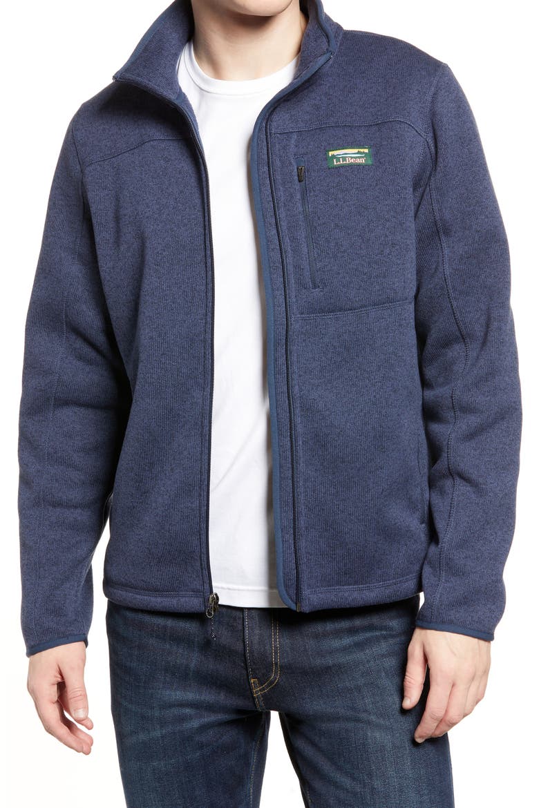 Men's Sweater Fleece Jacket, Main, color, BRIGHT NAVY