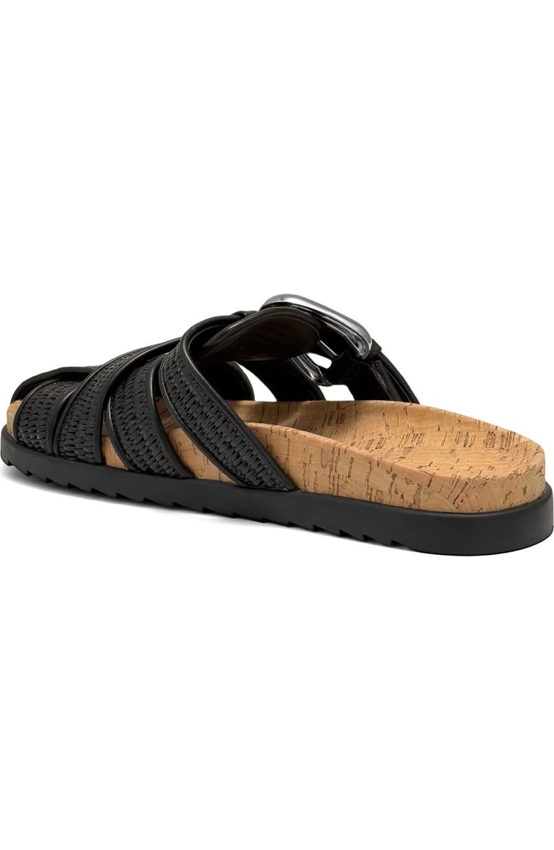 Aerosoles Liberty Woven Raffia Fisherman Mule, Alternate, color, Black Basket Raffia