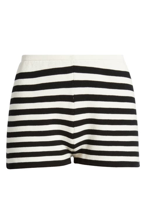 Solid & Striped The Celeste Stripe Cotton Knit Shorts