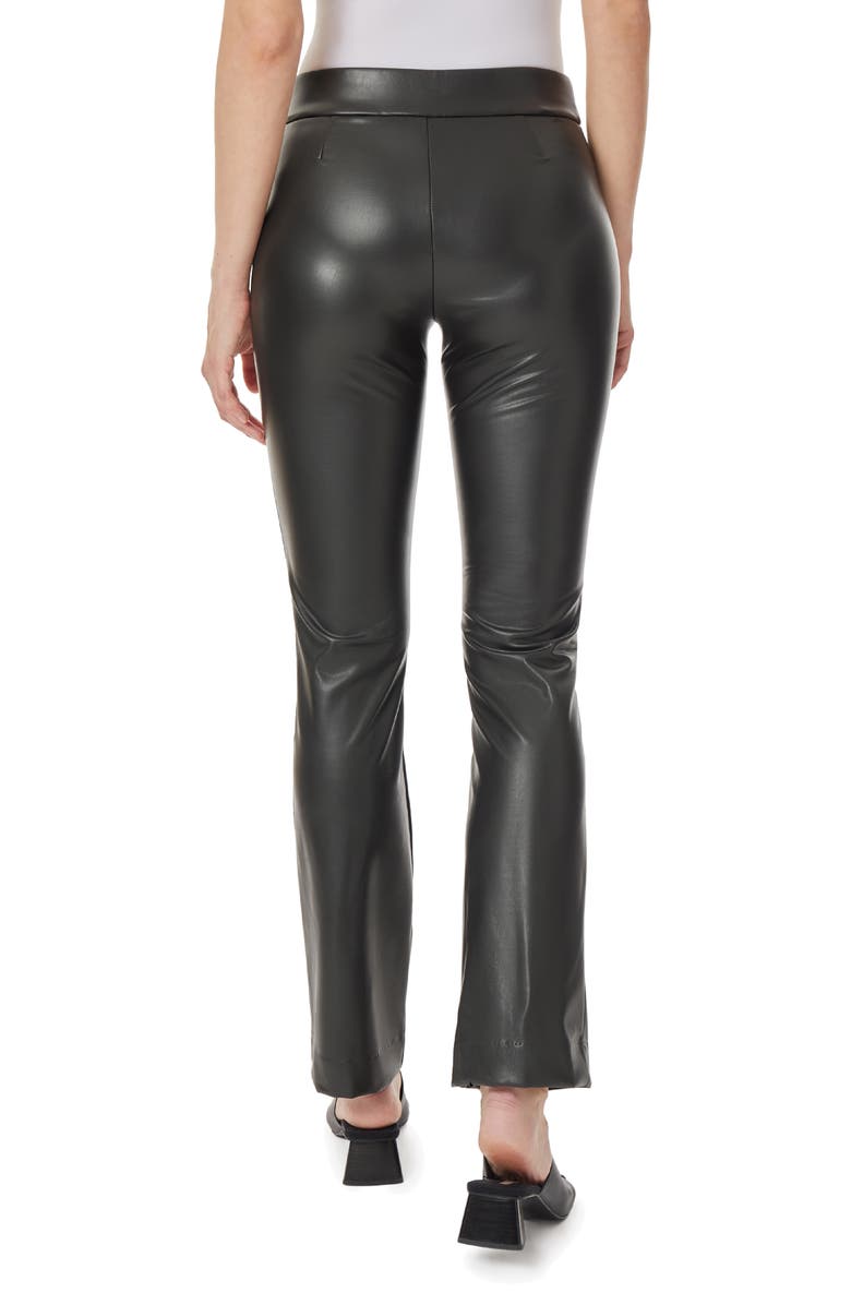 Jones New York Coin Pocket Pull-On Faux Leather Bootcut Pants, Alternate, color, 