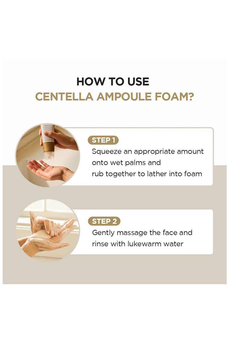 Madagascar Centella Ampoule Foam Cleanser, Alternate, color, WHITE