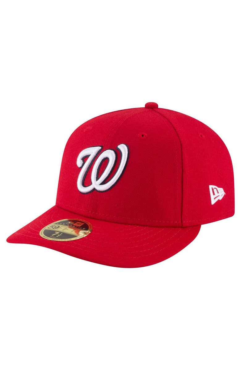 New Era Men's New Era Red Washington Nationals 20th Anniversary Low Profile 59FIFTY Fitted Hat, Alternate, color, Red