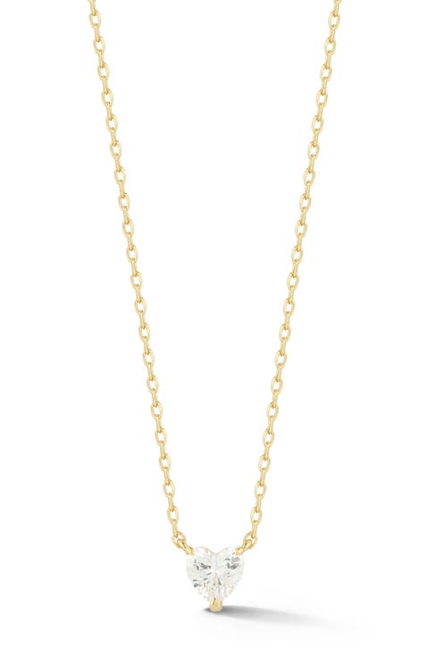 Heart Cubic Zirconia Pendant Necklace
