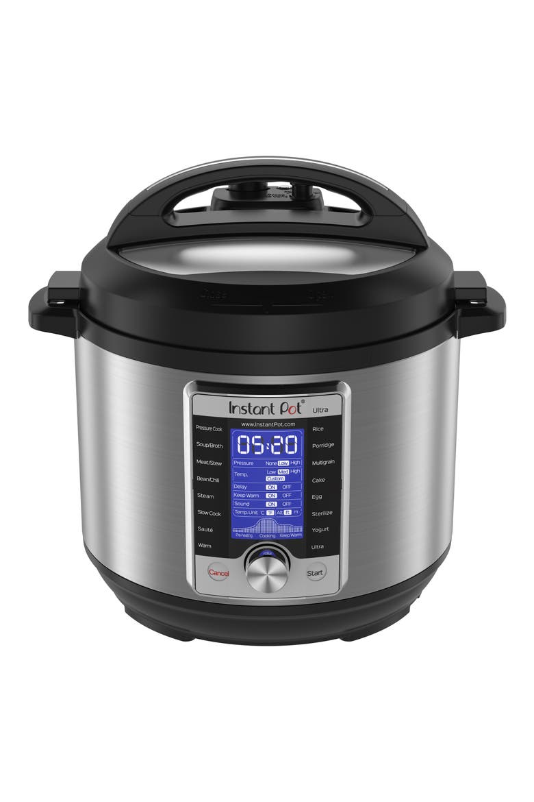 Ultra 6-Quart 10-in-1 Multiuse Programmable Cooker, Main, color, SILVER