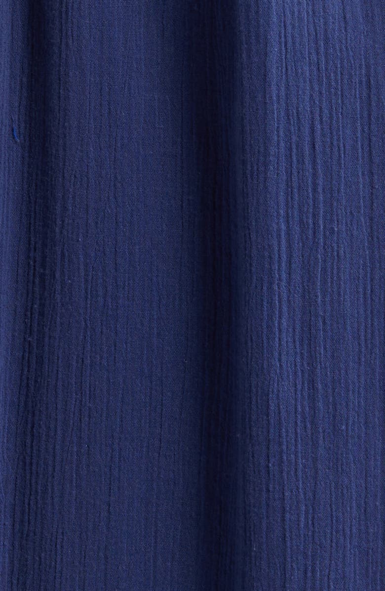 LoveShackFancy Katina Smocked Ruffle Maxi Dress, Alternate, color, 