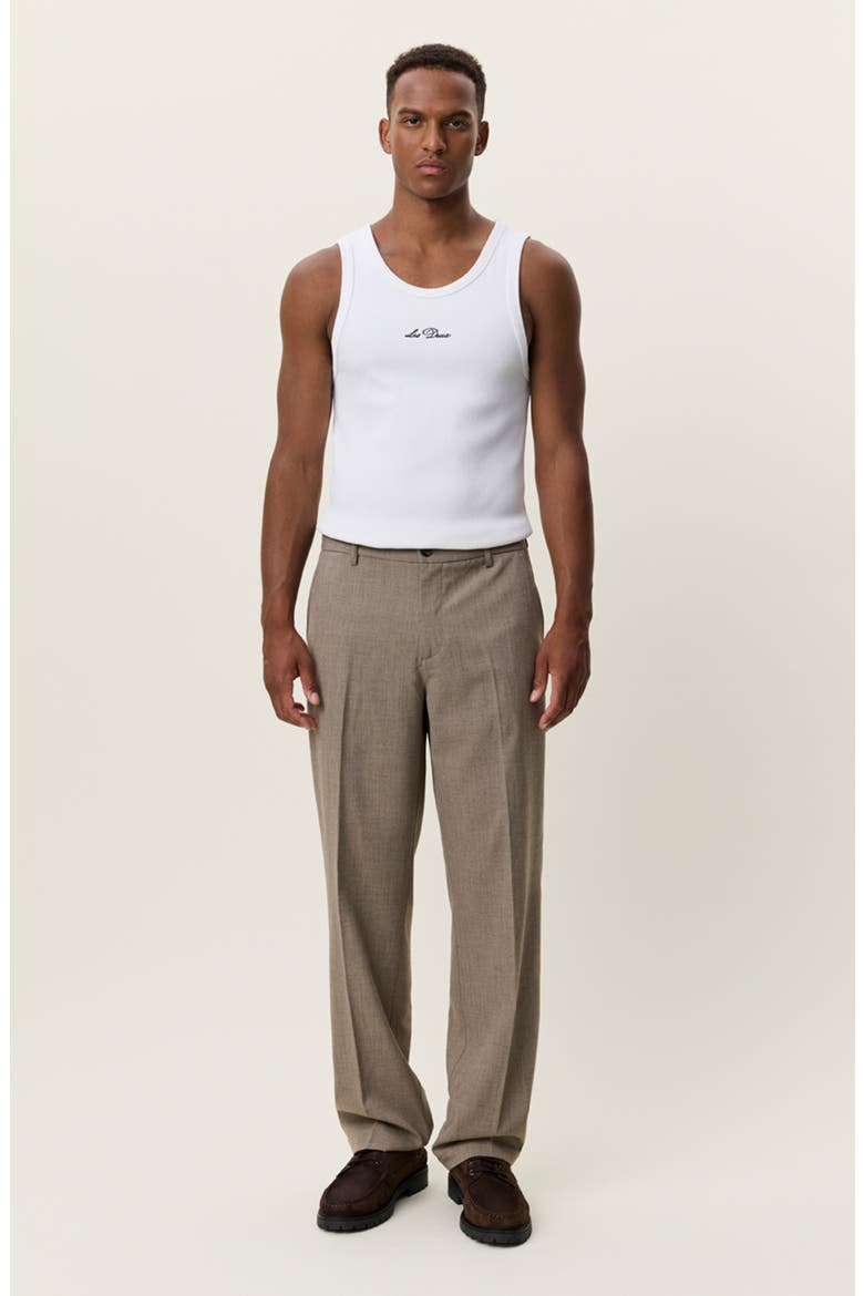 Como Slim Fit Slack Pants, Alternate, color, DARK SAND MELANGE