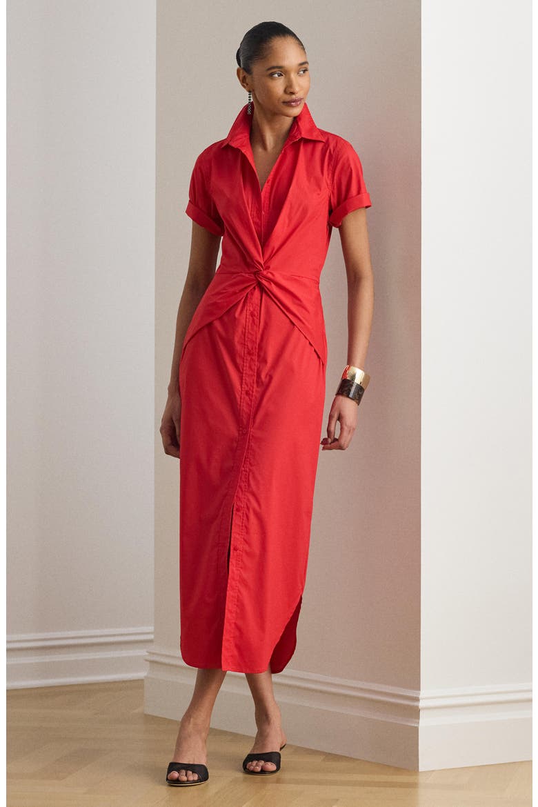 solid twisted design shirt dress Ilta ruched shirt dress Sewing Pattern