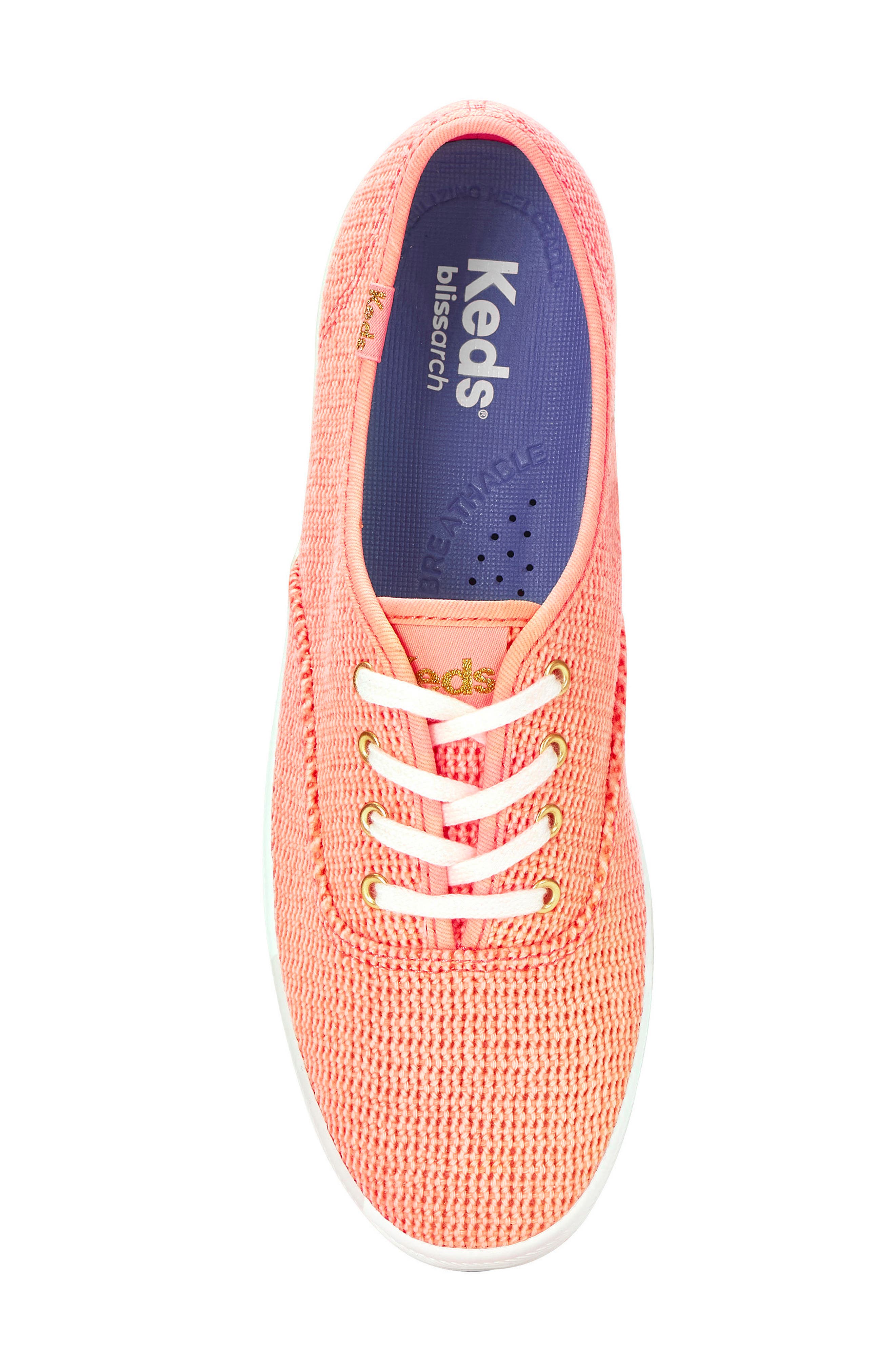 Champion Sneaker, Alternate, color, NEON CORAL
